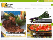 Tablet Screenshot of gourmetsleuth.com
